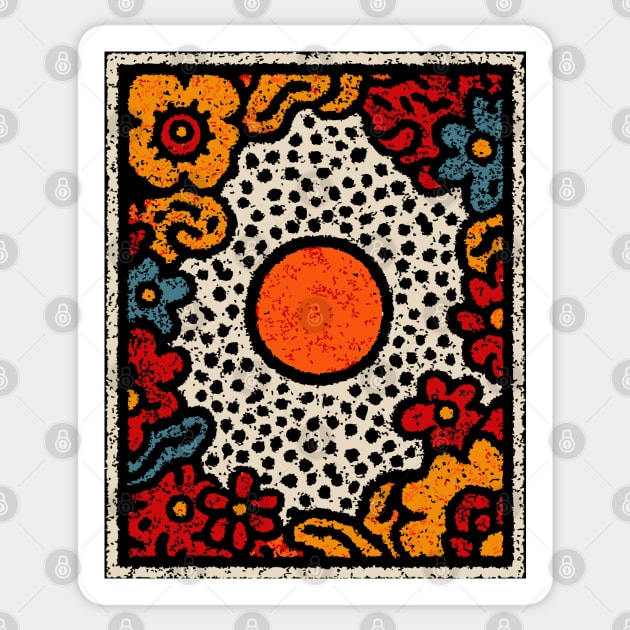 Organics Abstract Shapes – Boho Earthy Art Design Sticker by TuncGK